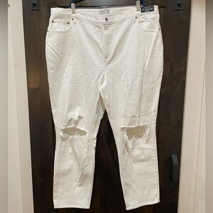 Abercrombie & Fitch The 90’s Straight Curvy Love Jeans Size 37/24R NWT